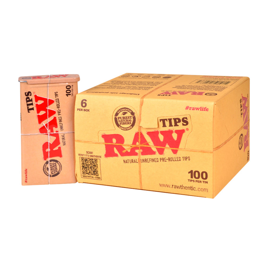 Raw Original Natural Unrefined Tips - 50 Sheets Per Pack