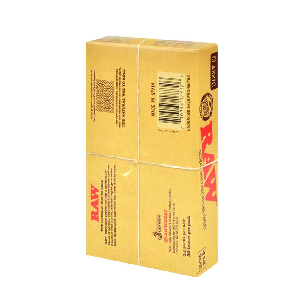 RAW Papers King Size Supreme Pack of 24 – Tobacco Stock