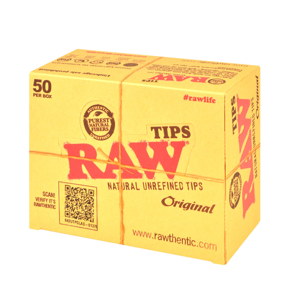 RAW - Perforated Gummed Filter Tips 50ct - HEMPER
