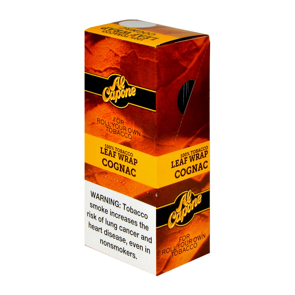 Al Capone Tobacco Leaf Wrap Pack of 12ct Cognac – Tobacco Stock