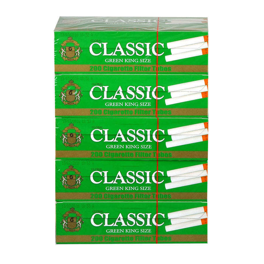 Top Premium Filter Tubes King Size Menthol 4 Cartons of 250