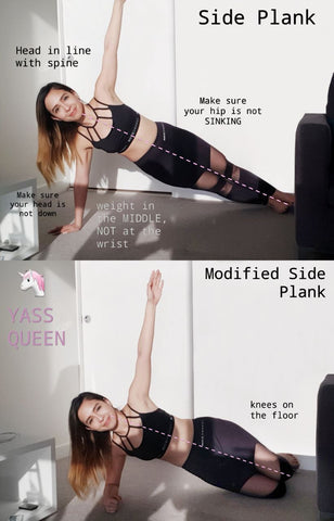 Side Plank v Modified Side Plank