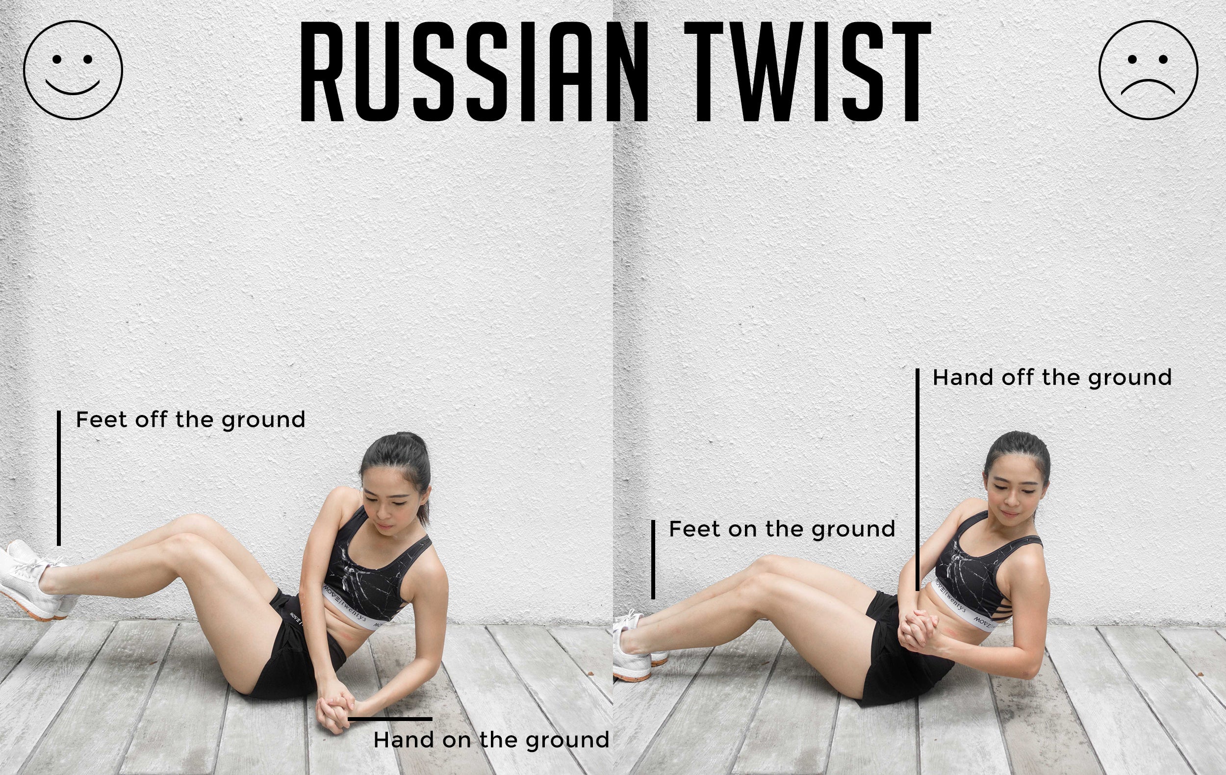Russian Twist Good Versus Bad Form