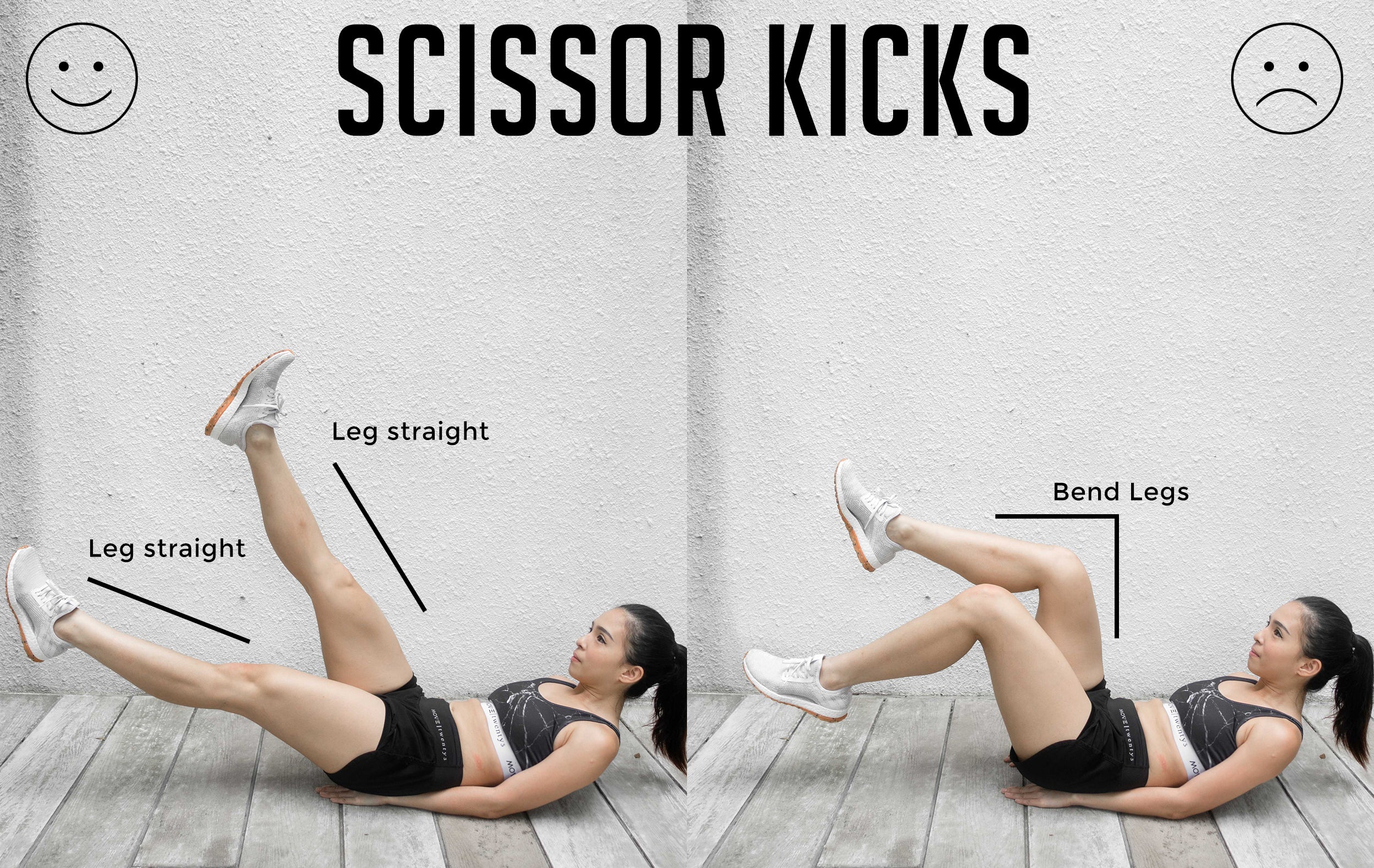 Scissor Kicks Good Versus Bad Form