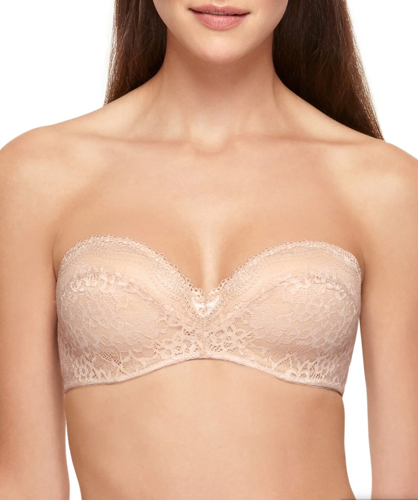 Superfit Lace Strapless – Cream Lingerie