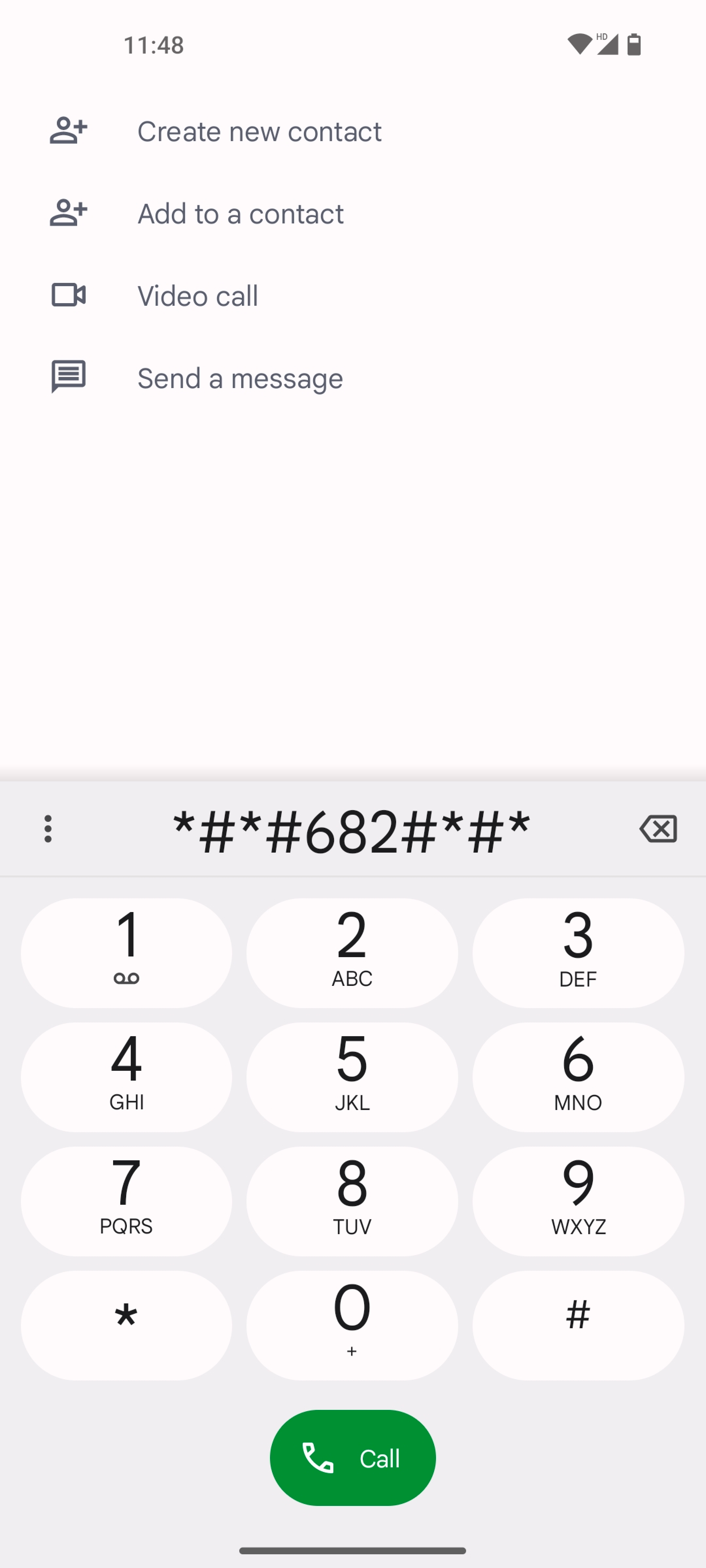 Phone (1) dialer