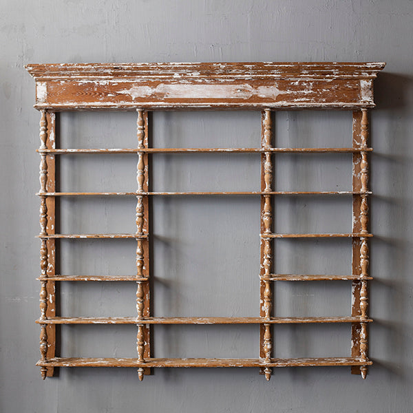 1890's French Bar Back Wall Shelves