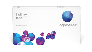 Cooper Vision Biofinity toric (6 contact lenses)