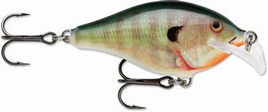 3 Mountain Dew Fishing Lures Rapala Shad Rap & Cotton Cordell Super Spot