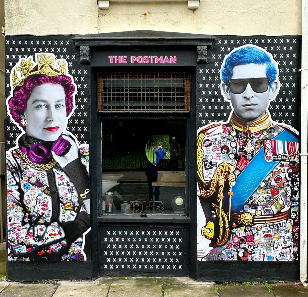 Kings Coronation Mural - The Postman Art - May 2023