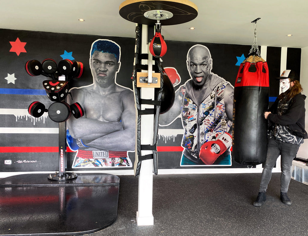 Wall Mural of Boxing Legends Muhammed Ali and Mike Tyson