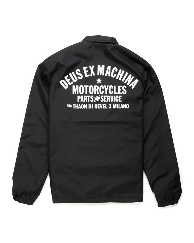 Tokyo Coach Jacket - Black – Deus Ex Machina Europe