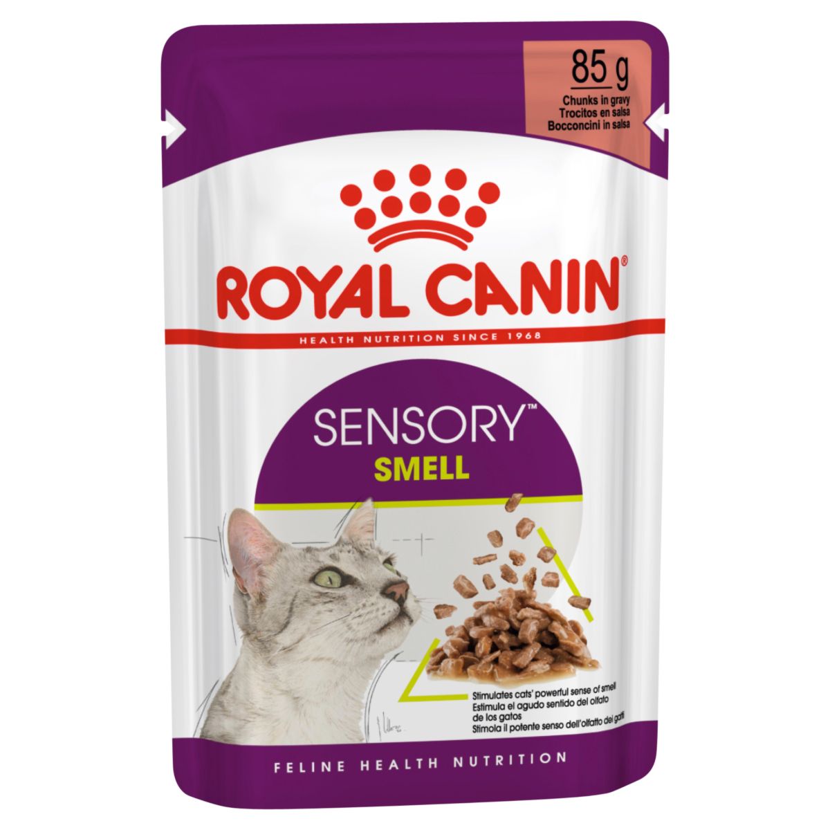 royal-canin-sensory-smell-chunks-in-gravy-wet-cat-food-85g-petstock