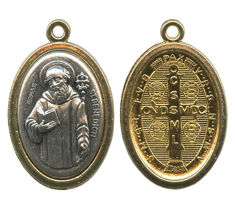 Vintage Large Saint Benedict Medal Medaille St Benoit France