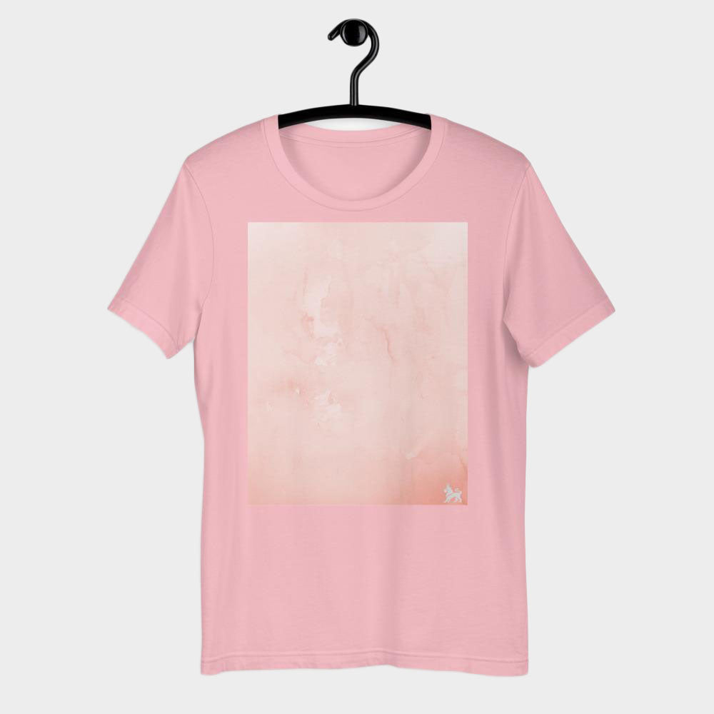 Pink Marble Short-Sleeve T-Shirt/ +4 Colors