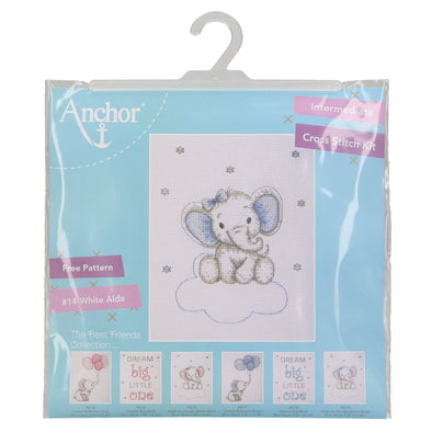 Elephant Craft, Kids Cross Stitch Kit, Mini Counted Cross Stitch Kit - —  Crafted Gift Inc.