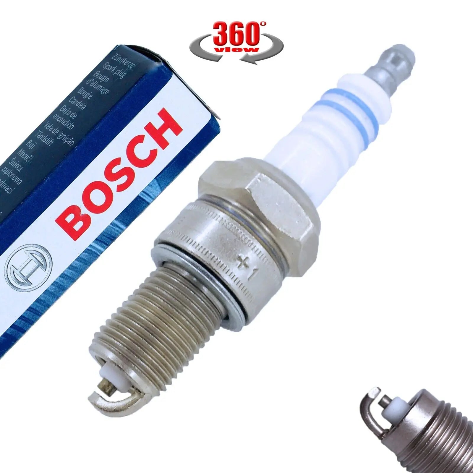 BOSCH Zündkerze Super Plus 0 242 235 663 / WR7DC+ Für AUDI VW BMW OPEL FIAT SEAT - Samsuns Group