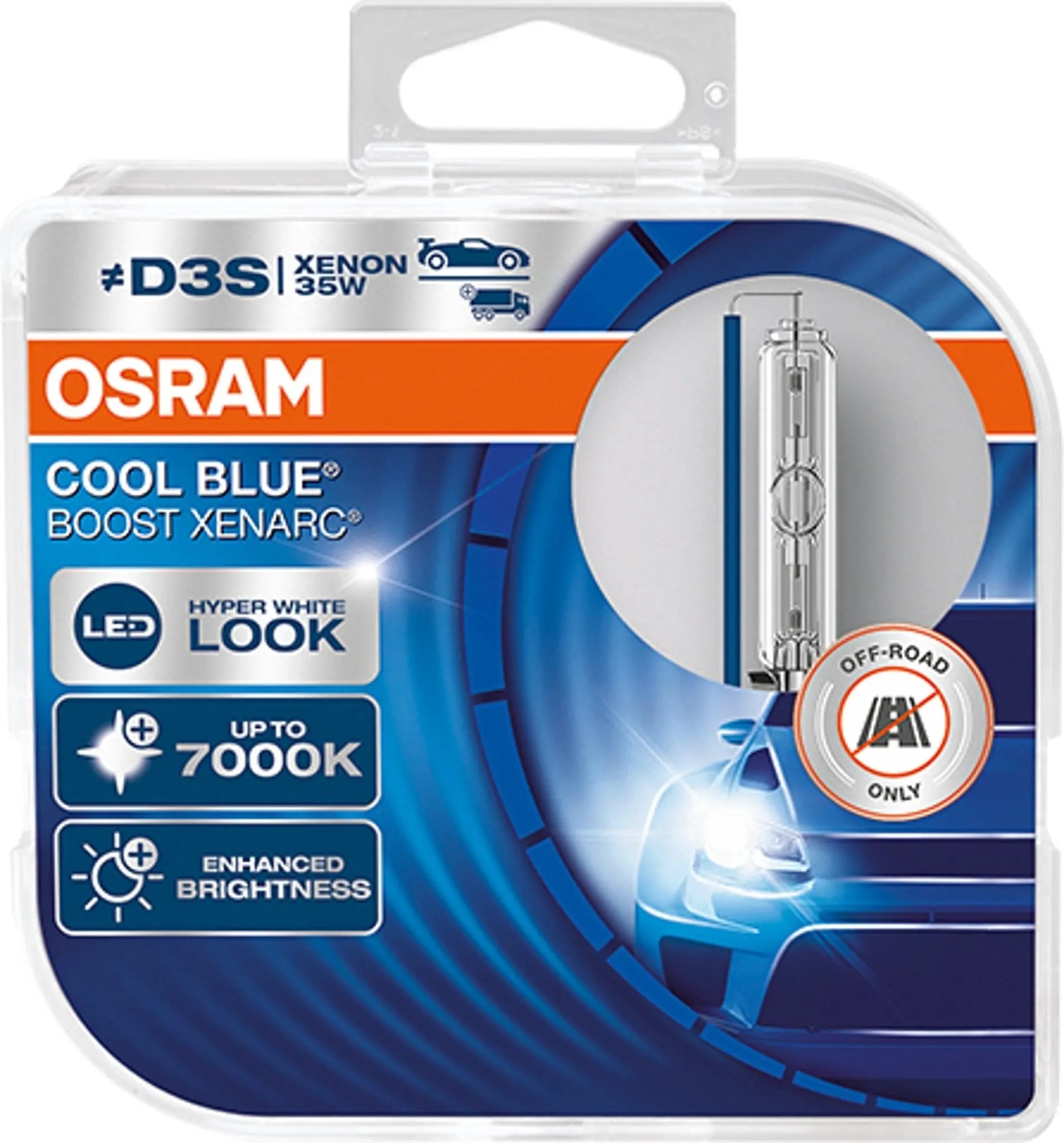 D3S 12V+24V 35W PK32d-5 COOL BLUE BOOST 7000K 2St - NEUE AUSFÜHRUNG - OSRAM () - Samsuns Group