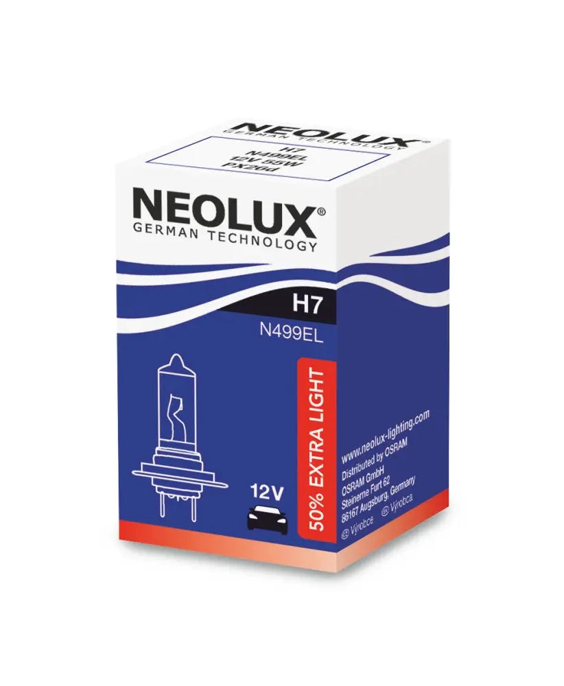 H7 12V 55W PX26d Extra Light +50% 1st. NEOLUX - Samsuns Group