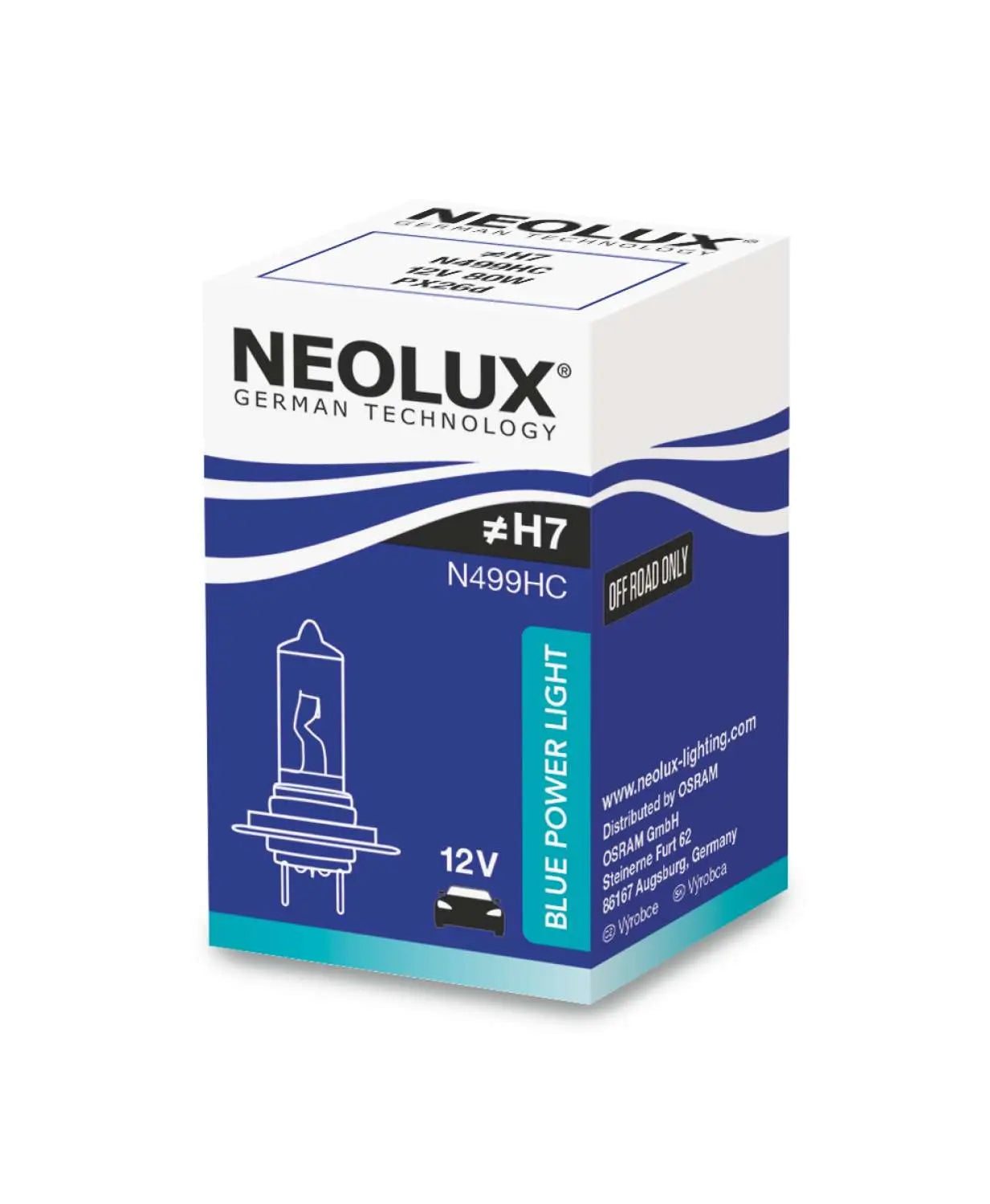 H7 12V 80W PX26d Blue Power Light N499HC 1 Stück NEOLUX - Samsuns Group