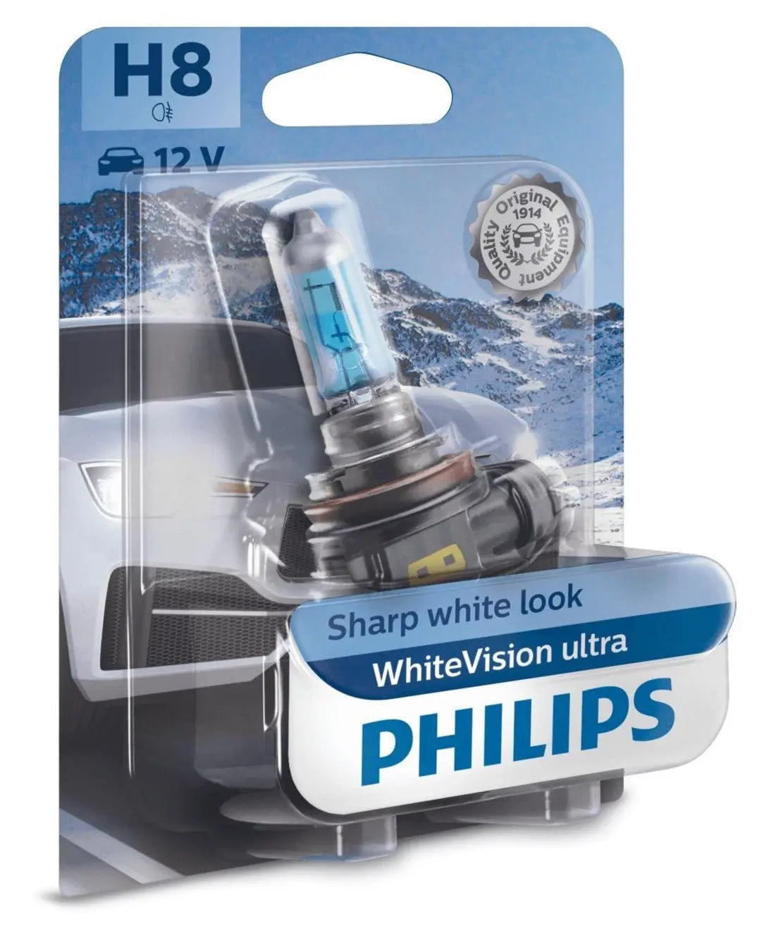 H8 12V 35W PGJ19-1 WhiteVision Ultra 1St. Philips - Samsuns Group