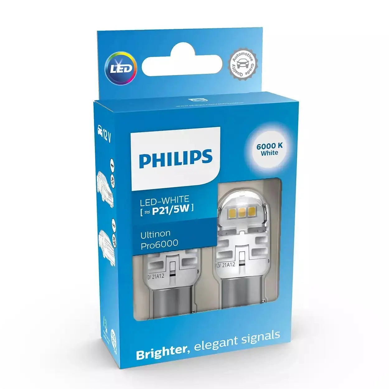 LED P21/5W 12V 2.5/0.5W Ultinon Pro6000 SI 6000K NOECE 2 St. Philips - Samsuns Group