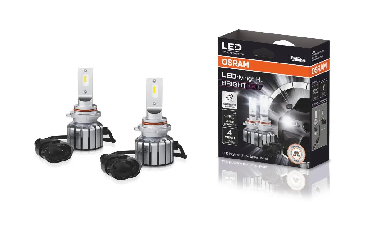 LEDriving HL BRIGHT HB3/H10/HIR1 12V 19W P20d/X/Y 6000K White 2 St. OSRAM - Samsuns Group