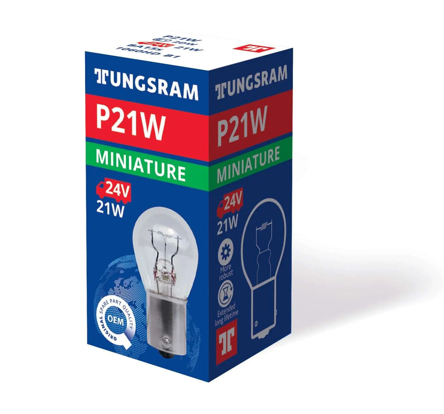 P21W 24V 21W BA15s Original range 1St Tungsram - Samsuns Group