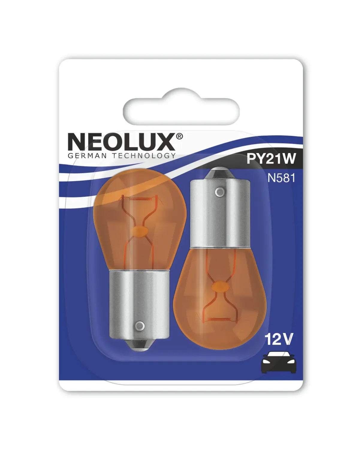 PY21W 12V 21W BAU15s (gelb) Blister 2st. NEOLUX - Samsuns Group