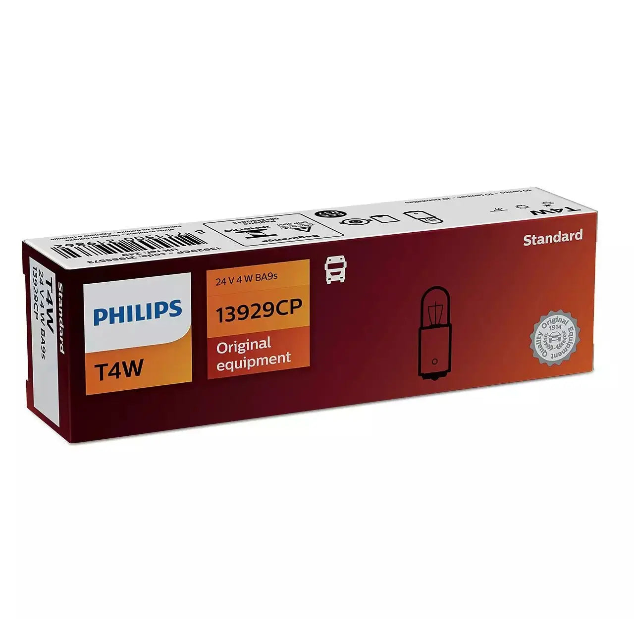 T4W 24V 4W BA9s Vision 1st. Philips - Samsuns Group