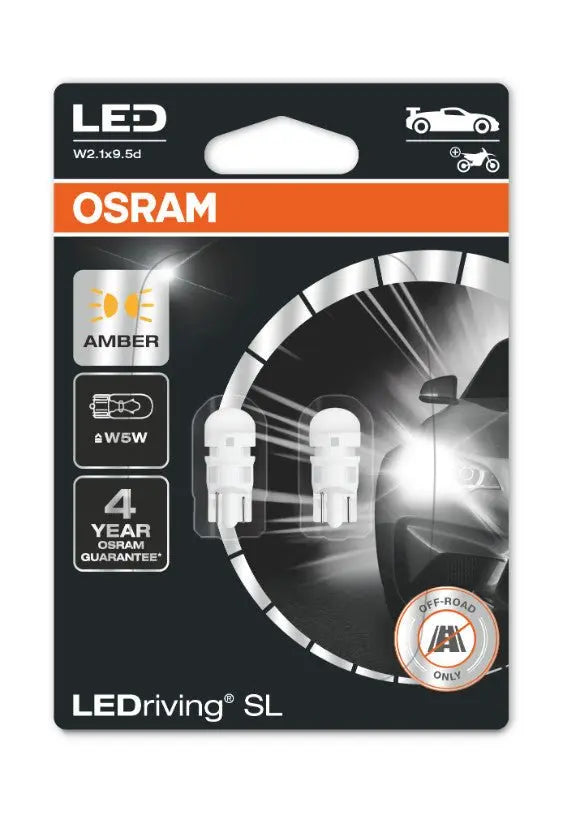 W5W LEDriving SL Amber 12V Blister 2 St. OSRAM - Samsuns Group