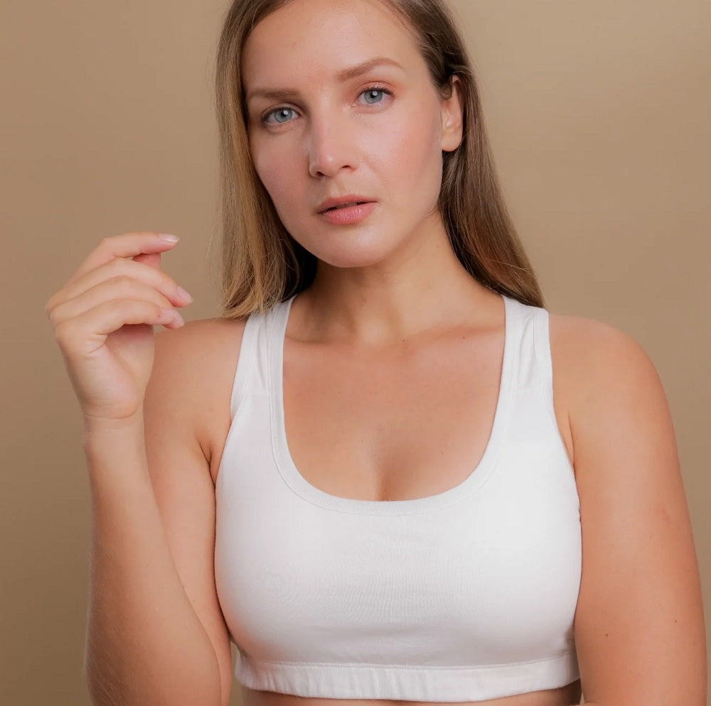 Front Closure Support Bra 100% Cotton – Eczema Clothing
