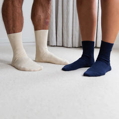 no elastic socks in 100% organic cotton from eczema clothing