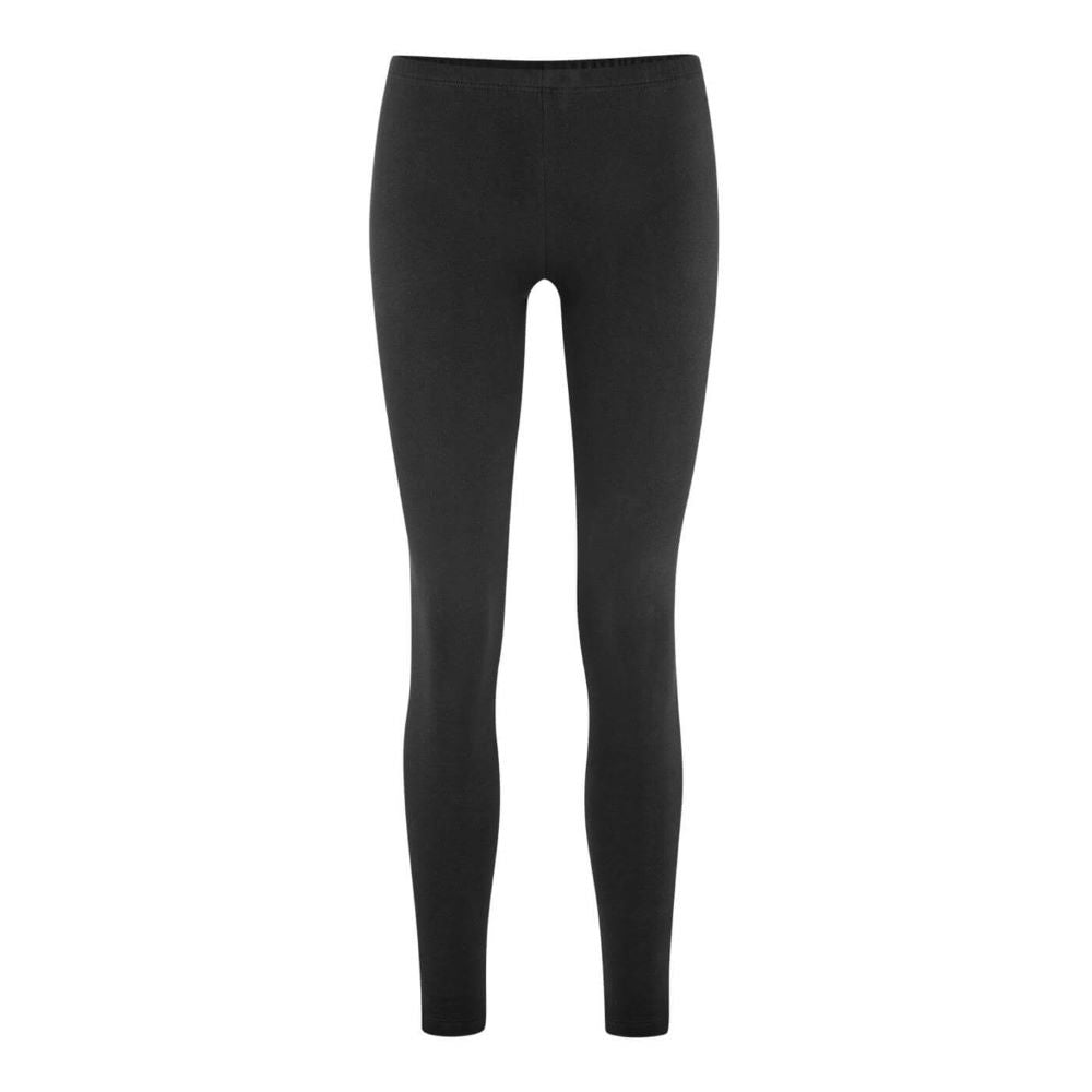 India Organic Cotton Legging, Base Layer, Black