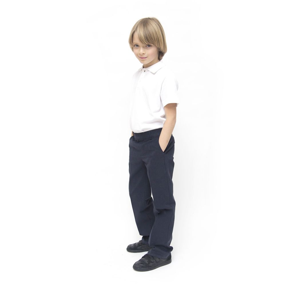 Lilgiuy Little Boys School Uniform Pants Fashion Solid Color