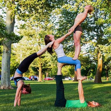 4 person yoga poses