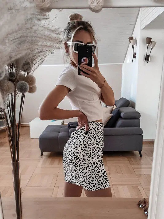 Leopard Skirt