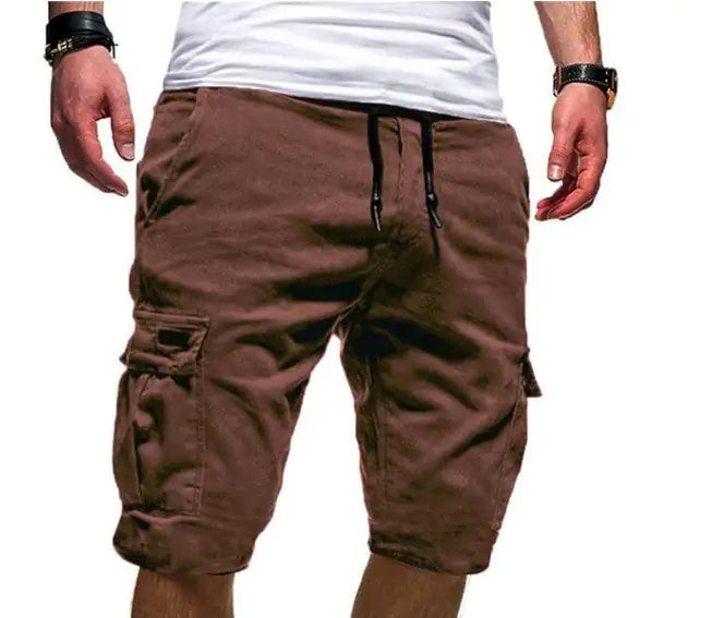 Men's Boulder Creek by Kingsize Big & TallKingSize 12" Side-Elastic Stacked Cargo Pocket Shorts