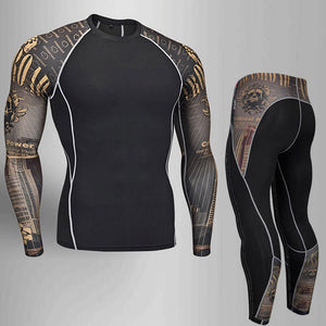 Thermal Compression Workout Fitness Active Wear for Men