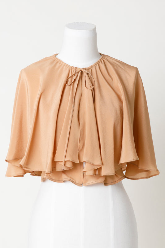 LITMUS FETICO RUFFLED SLEEVE BUSTIER TOP シャツ | endageism.com