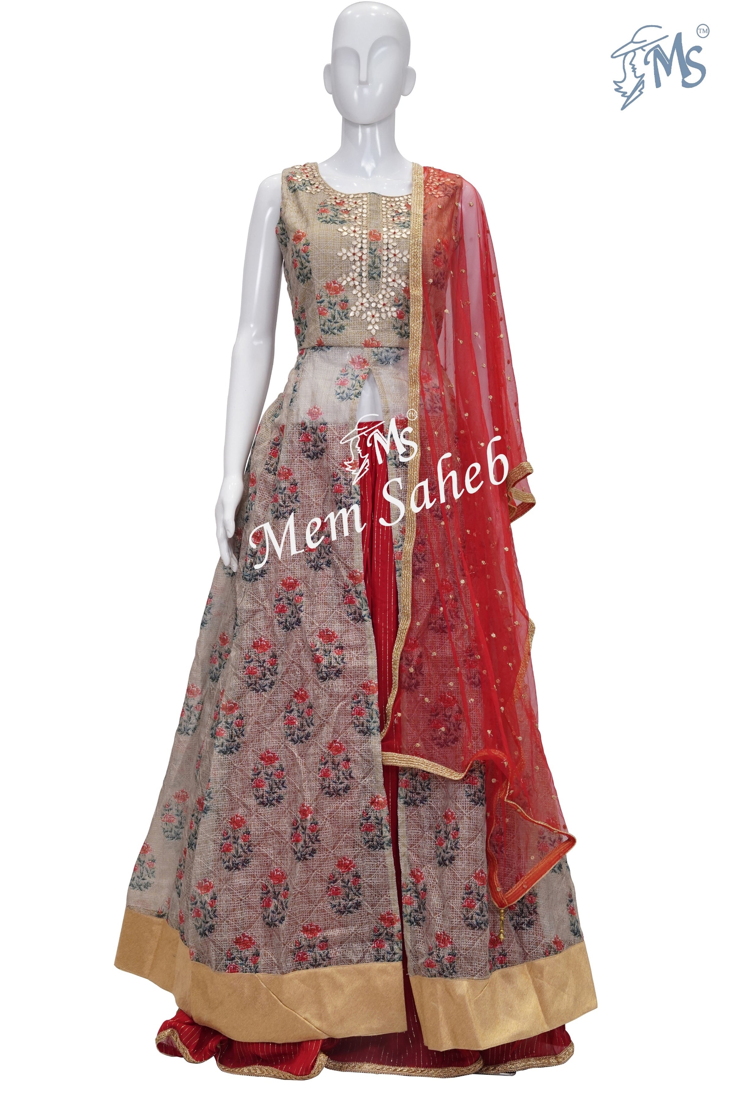 ghagra long dress