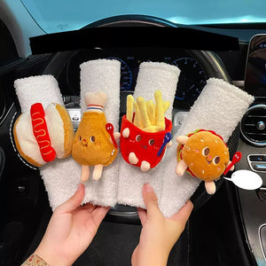 Plush Cartoon Car Seatbelt Covers for Kids - MRSLM