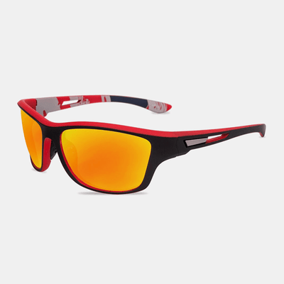 Men Wide Side Full Frame Casual Outdoor Sports Driving Riding Anti-Uv Polarized Sunglasses - MRSLM