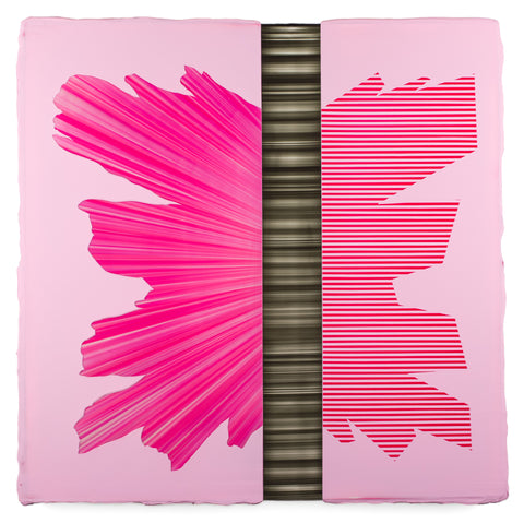 Hot Pink Tissue Paper Fringe Garland