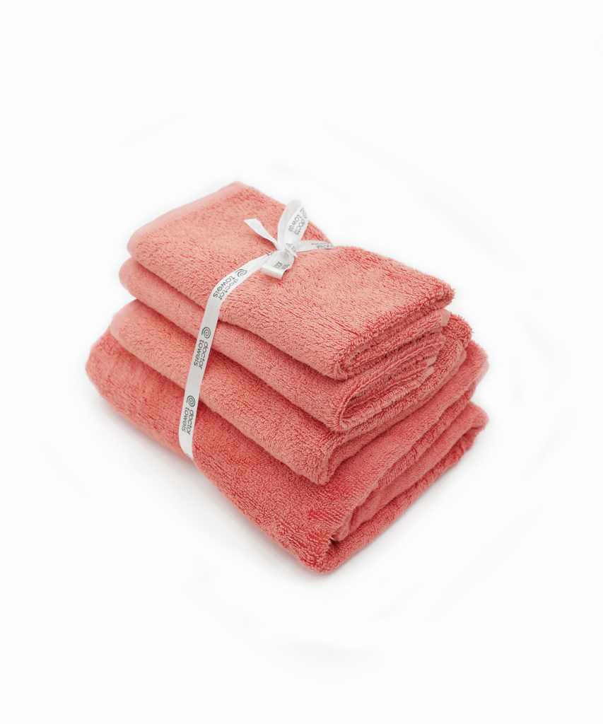 Checkered Terra Cotta Pink Towel – Basil Village