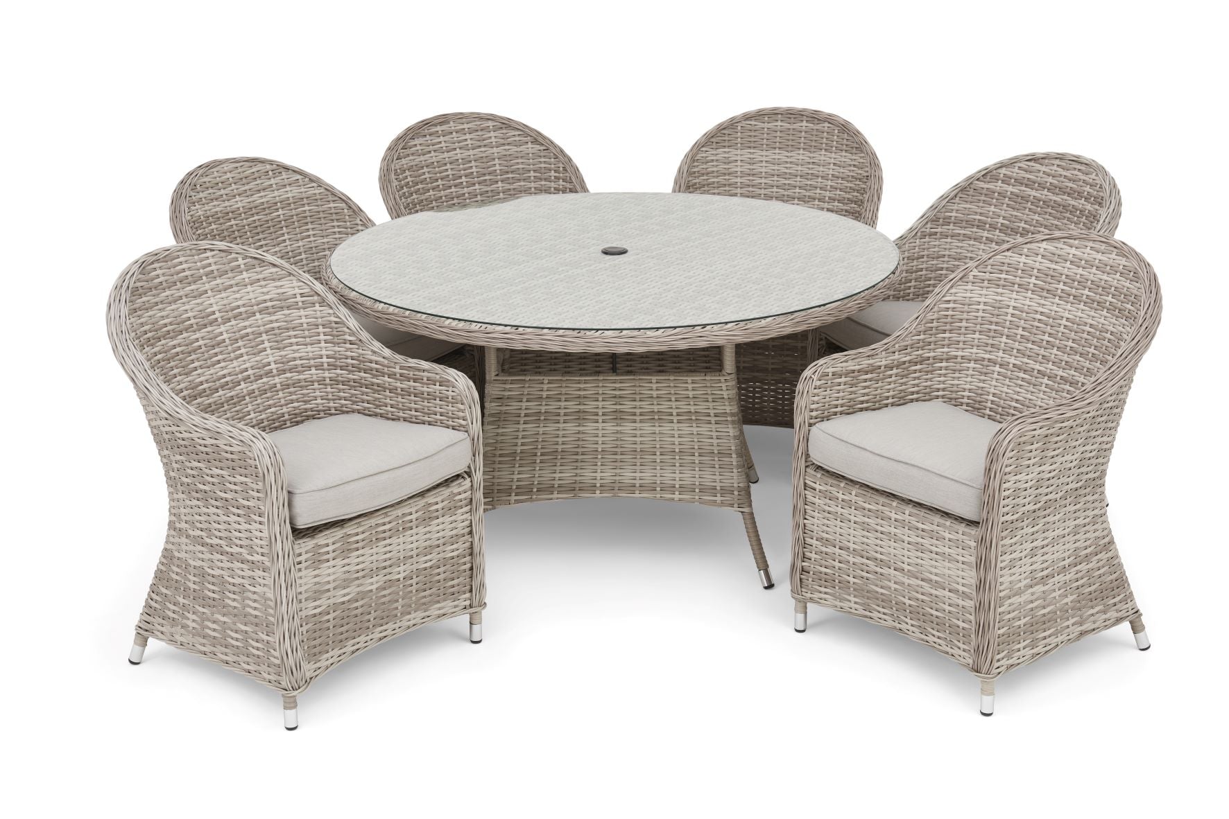 havana 6 seater round set