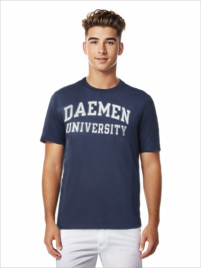 Canisius College with Logo NCAA T Shirt, Navy –