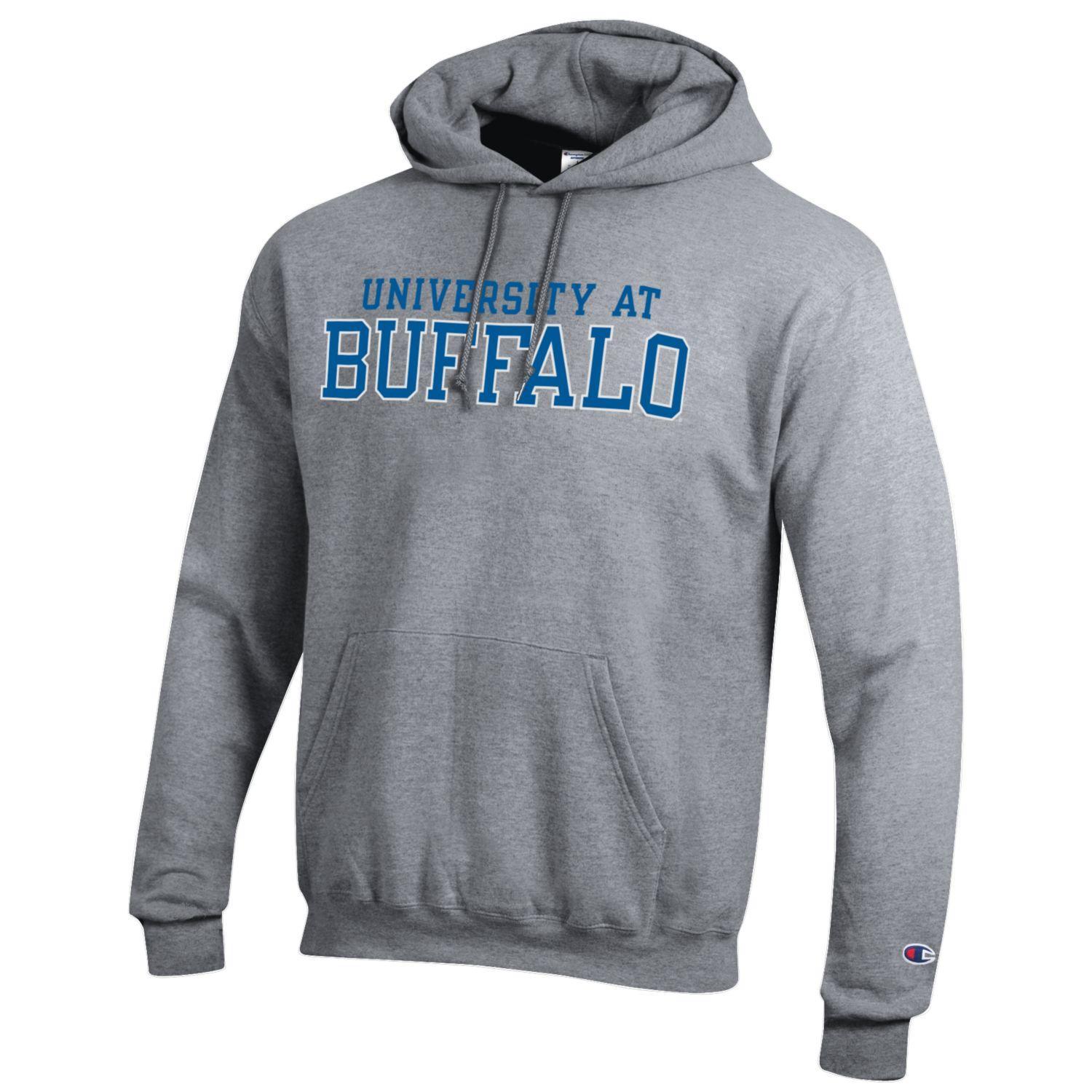 UB Bulls, University at Buffalo Hoodie Ncaa, Logo Large / Blue