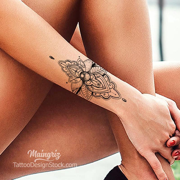 5 Amazing Forearm Mandala Tattoo Design Digital Download Tattoo Ideas