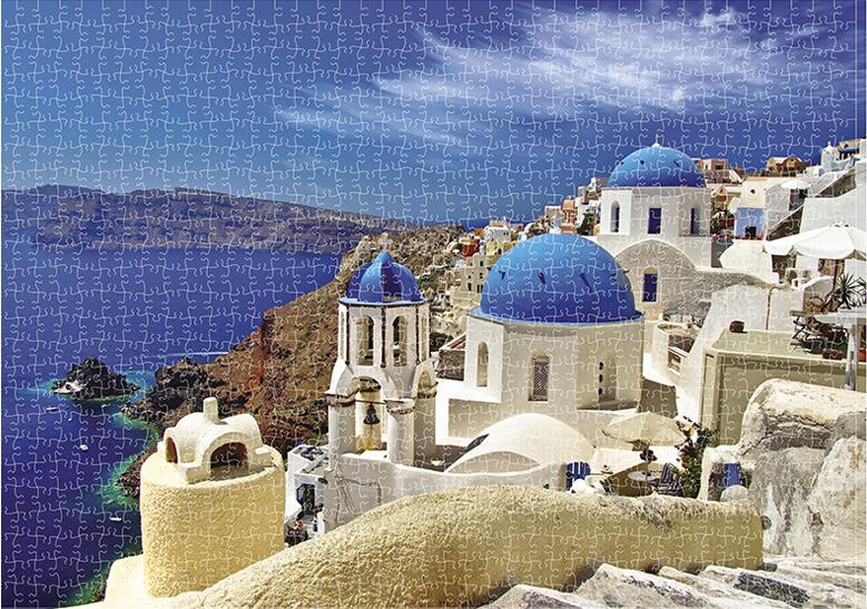 picturesque greek island on aegean sea crossword